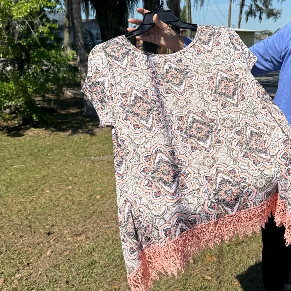 Ladies Beautiful Plus Size Summer Top